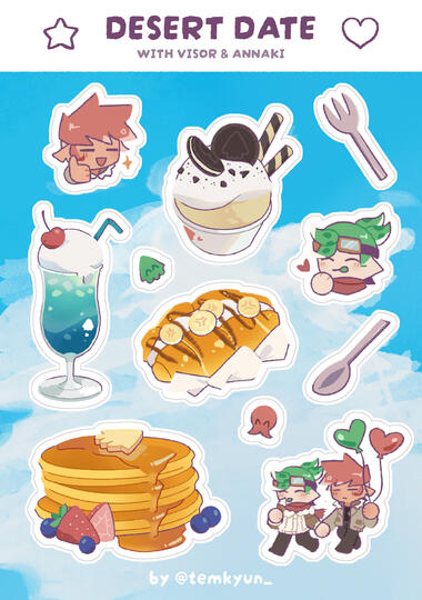 A5 Sticker Sheet
